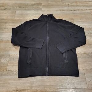 GAP Full Zip Cardigan Sweater Jacket Black Mens Large
